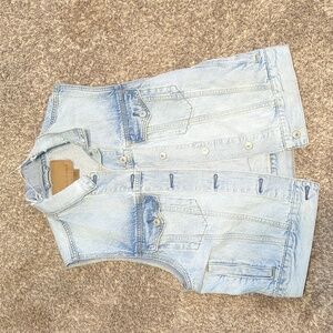 American eagle denim vest